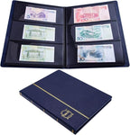 Ettonsun Leather 60-Pocket Paper Money Album Currency Holders by Ettonsun