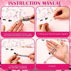 CraftyDream 558 Pcs Pink Halloween Charms - Image 3
