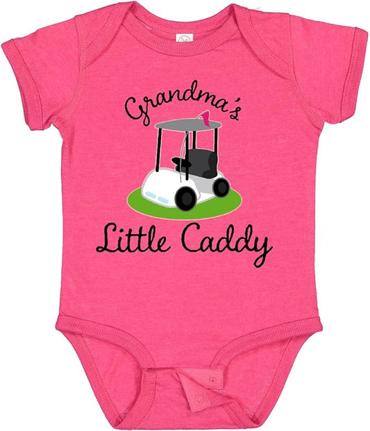 inktastic Grandma's Little Caddy Golf Baby Bodysuit