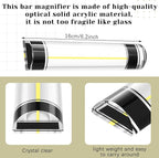 Chunful 2 Pcs Magnifying Ruler - Image 2