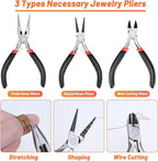 Audab Jewelry Wire Wrapping Jewelry Making Supplies Kit, Ring Sizer Measuring - Image 5