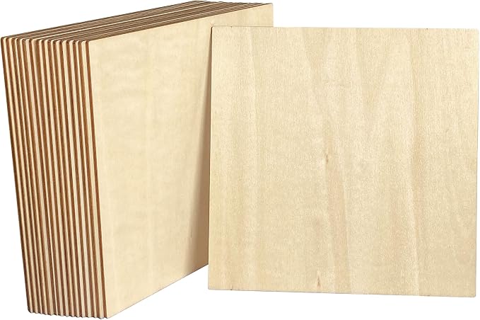 16 Pack Basswood Plywood Sheet by Cregugua