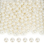 1200PCS 8mm Pearls for Crafting, Ivory No Hole Beads for Centerpieces Vases by Unknown