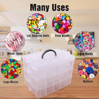SGHUO 3-Tier Stackable Storage Container Box - Image 4