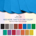 Blue EVA Foam Sheets for Crafts, 9 x 12 Inch, 2mm Thickness, 15 Pack – Ideal - Image 3