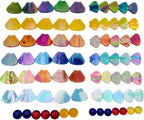 Esweny 12 Flower Stained Glass Mosaic Tiles - Image 6