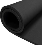 biguphate EVA Foam Roll - 10mm Black Ultra High Density Craft Foam - 15 x 39 by Biguphate