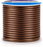 Mandala Crafts 12 Gauge Light Brown Anodized Aluminum Craft Wire, 60 FT | - Image 2
