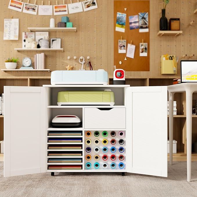 Craft Cart Cabinet Compatible - Image 3
