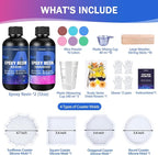 KISREL Epoxy Resin Kit for Beginners, 12OZ Resin Kit - Image 2