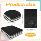 Felt Sheets for Crafts 9PCS 11.8 * 7.9in Wool Stiff Felt Sheets Soft Fabric - Image 7