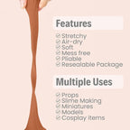 BOHS Chocolate Brown Modeling Foam Clay - 500g - Image 2