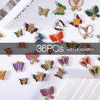 Bulk Gold Enamel Charms for Jewelry Making, Colorful Metal Charms Pendant for - Image 2
