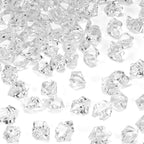 DomeStar 1000PCS Fake Ice, Acrylic Fake Diamonds Vase Filler Plastic Gems Clear by DOMESTAR