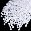 qiipii 900PCS 6mm Pure White Round Half Round Pearls by qiipii
