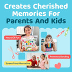 Mumaloo Arts and Crafts Kit for Kids – 10 Projects Ages 4–8 | No-mess craft box - Image 6