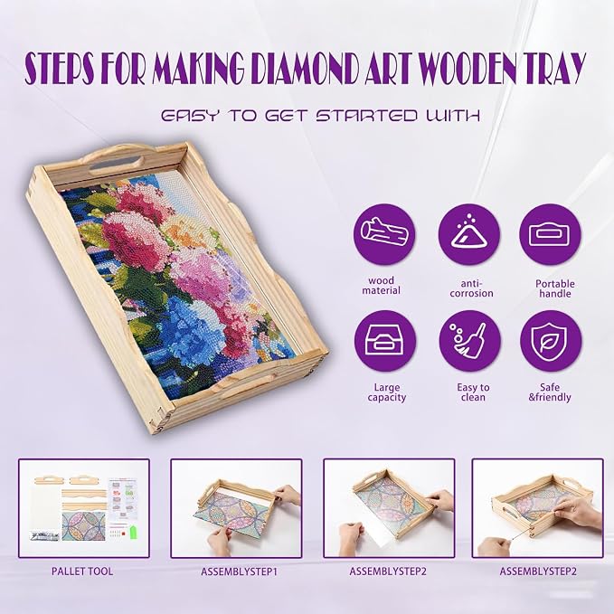 EWJRNSF 5D Diamond Painting Flowers Diamond Art Kits - Image 3
