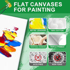 Canvases for Painting 11x14 Inch, 12 Pack Blank Painting Canvas Boards for - Image 3