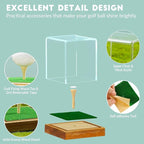 JupDec Golf Ball Display Case Clear Acrylic Memorabilia Stand Cube Holder - Image 4