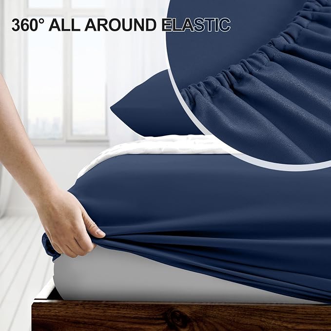 FreshCulture King Fitted Sheet Only 2 Pack - Image 3