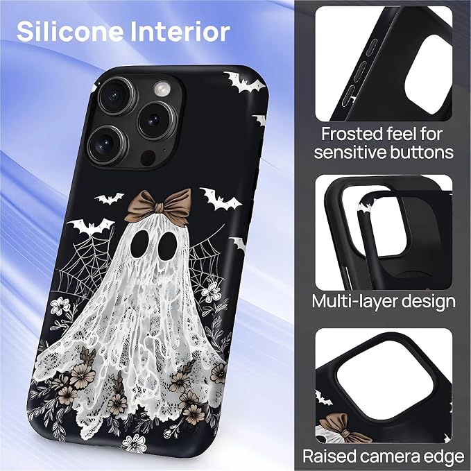 Case for iPhone 16 Pro Max, Scratch Resistant Hybrid Double Layer Hard - Image 3