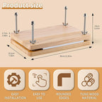 JUPEAN Book Binding Kits, Book Binding Press, 7.9”x11.6”, Books Making Kit - Image 2