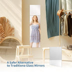 4 Pack 8 x 12 Inch Silver Mirrored Acrylic Sheets | 1/8 Inch Thick, Plastic - Image 7