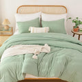 ROSGONIA Sage Green Twin/Twin XL Comforter Set by ROSGONIA