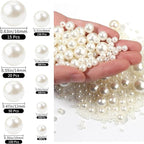 4035pcs Creamy White Pearl Beads - Image 2