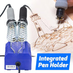WEP 939D-VI Dual Pen Wood Burning Kit 250-750℃/482-1382℉ A/B Toggle Wood - Image 6