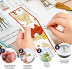 ORIGACH 6 Pcs Cross Stitch Bookmark Kit - Image 4