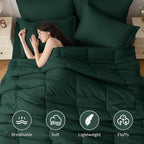 JOLLYVOGUE California King Comforter Set, Ultra-Soft Bed in a Bag Cal King Size - Image 2