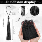 Bookmark Tassels Bulk, Cridoz 50Pcs Small Tassels Silky Handmade Soft Craft - Image 3