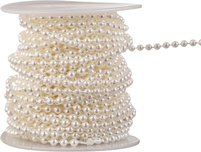 3mm Millet Beads Crafts Faux Pearl Beads Garland Pearl Bead Roll Strand of by YoungJewl