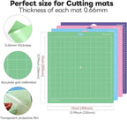 Cutting Mat for Cricut, 12x12 inch 4 Pack Variety Cutting Mats StandardGrip - Image 2