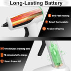 MONVICT Cordless Hot Melt Glue Gun, Smart Power-Off - Image 3
