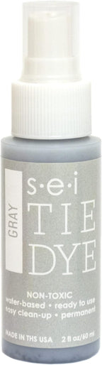 S.E.I. Grey Tie Dye Spray Bottle: 2oz. Non Toxic Fabric Dye Spray, DIY by SEI