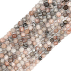 2mm 180pcs Pink Zebra Tiny Gemstone Beads - Image 3