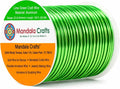 Mandala Crafts 22 Gauge Lime Green Anodized Aluminum Craft Wire, 100 FT | by MandalaCrafts