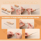 82PCS Needle Felting Tools, Needle Felting Needles, 4 Sizes Felting Needles - Image 4