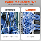Zip Ties, RAZCC 1200pcs White Cable Zip Ties 8 Inch, Heavy Duty Plastic Wire - Image 6