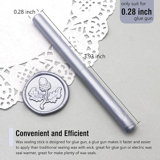 60pcs Wax Seal Sticks, HOSEALING Glue Gun Wax Seal Sticks - Image 4