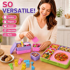 XANGNIER 4 Pack Silicone Lunch Containers Compatible - Image 5