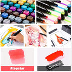 ATOPSTAR 80 Colors Alcohol Markers Pens Artist Drawing Art - Image 5