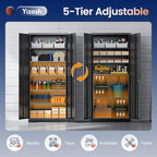 Yizosh Metal Garage Storage Cabinet - Image 7