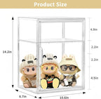 Attelite Acrylic Display Case for Collectibles 3 Adjustable Layers 4Pack | - Image 2