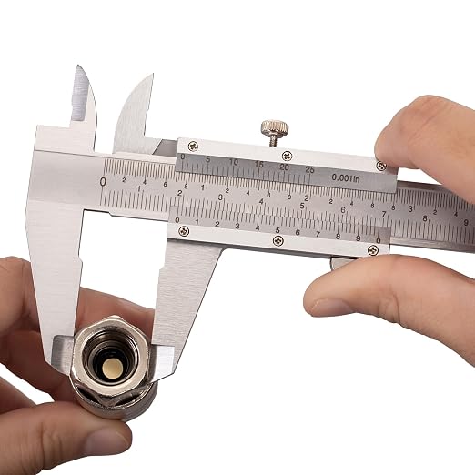 Spurtar Vernier Caliper Measuring Tool 6 inch/150mm, Non Digital Calipers | - Image 4