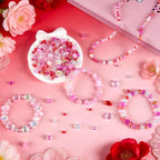 636pcs Glass Beads for Jewelry Making - Image 2