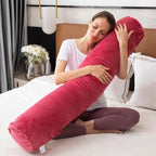 1 MIDDLE ONE Bolster Pillow for Bed, Long Round Body Pillow for Adults - Image 5