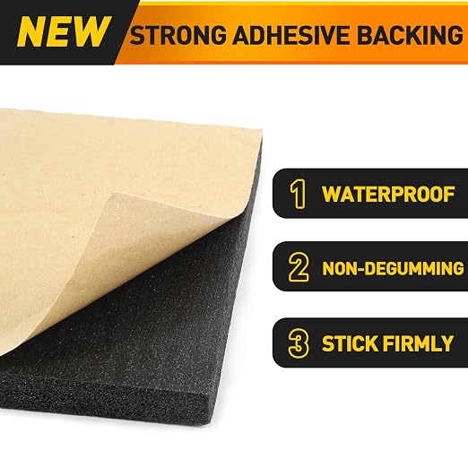 Foam Padding Sheet Self Adhesive 3/4" Thick Neoprene Insulation Foam Anti - Image 2